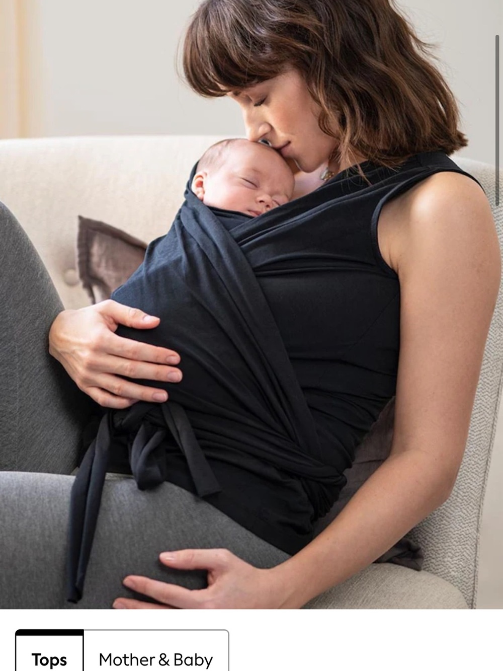 Seraphine Skin To Skin Babywear Winifrid Top with ¾ sleeves